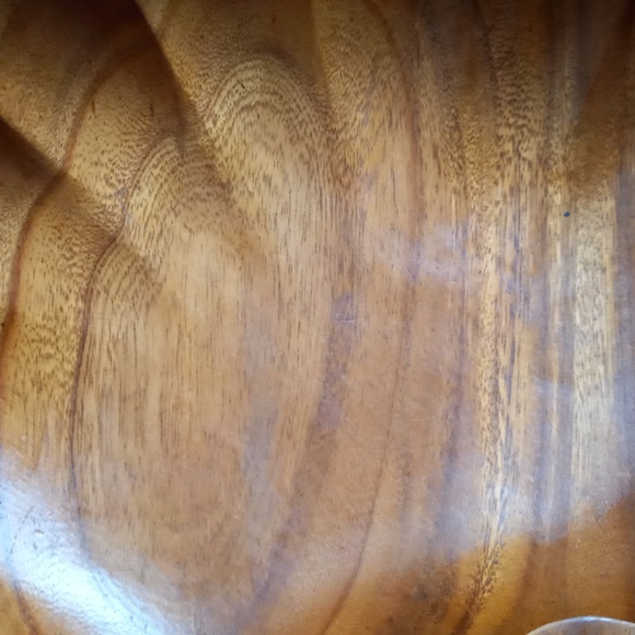 Vintage Monkey Pod Wood Salad bowl - Picture 10 of 10